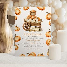 Pumpkin Ernte Autumn Baby Shower Einladung