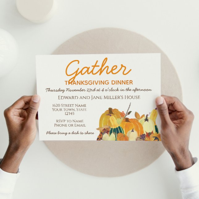 Pumpkin Erntedank Einladung (Von Creator hochgeladen)