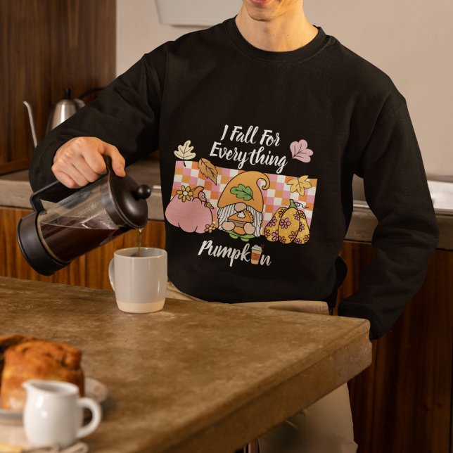 Pumpkin Everything Pumpkin Lover Sweatshirt (This item is for display purposes only to illustrate the design element. )