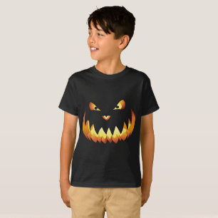 Pumpkin Face 4 für Halloween T-Shirt