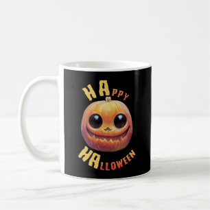 Pumpkin Face Frohe Halloween Kaffeetasse