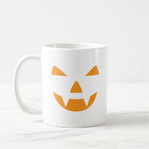 Pumpkin Face Halloween Kaffeetasse