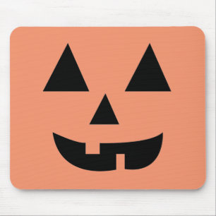 Pumpkin Face Halloween Mousepad