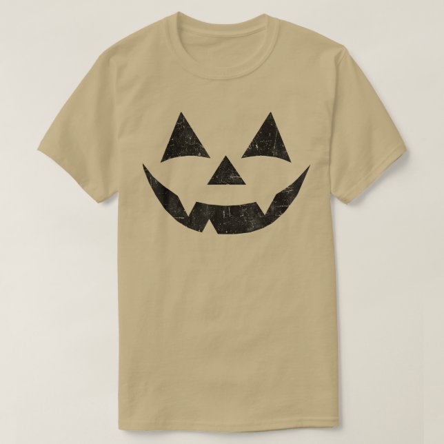Pumpkin Face Halloween T-Shirt (Design vorne)