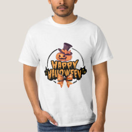 Pumpkin Face Halloween T-Shirt