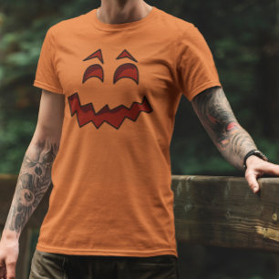 Pumpkin Face Halloween T-Shirt