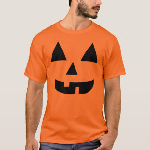 Pumpkin Face Halloween T - Shirt