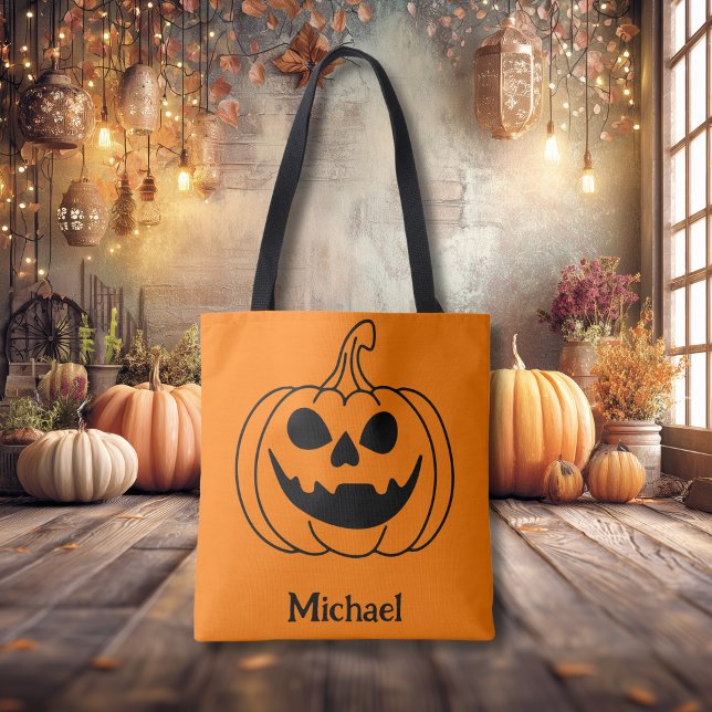 Pumpkin Face Jack O Lantern With Name (Von Creator hochgeladen)