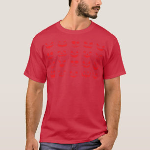 Pumpkin Face Lazy Halloween Kostüm Beängstigender T-Shirt