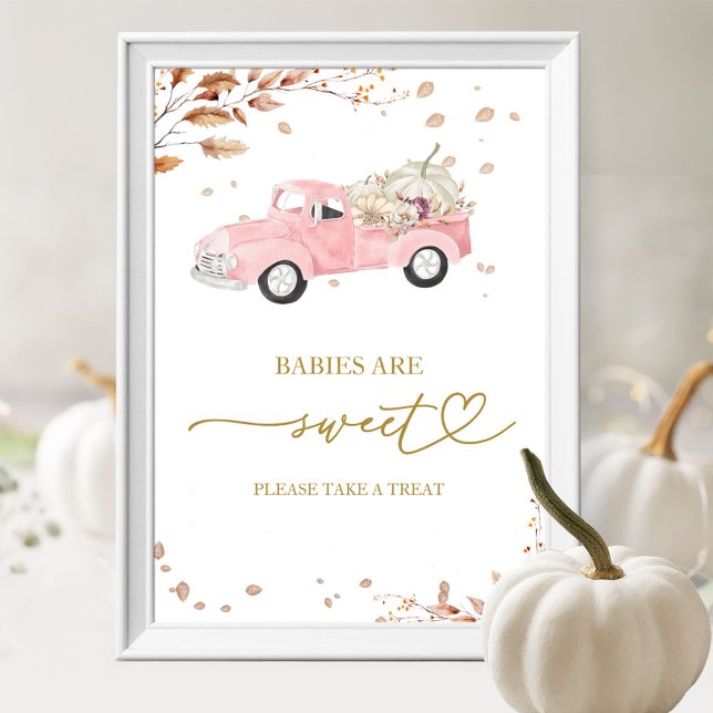 Pumpkin Fall Babies sind süße Zeichen Poster (Von Creator hochgeladen)