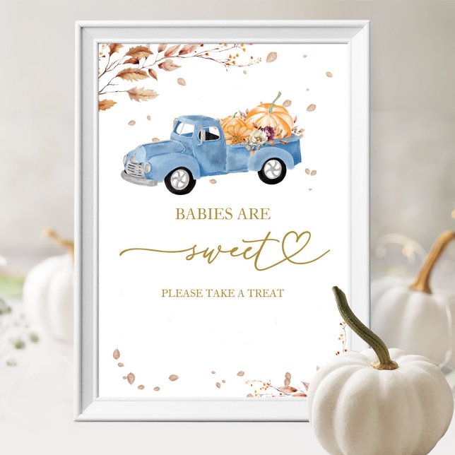 Pumpkin Fall Babies sind süße Zeichen Poster (Von Creator hochgeladen)