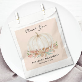 Pumpkin Fall Baby Dusche Geschenktütchen