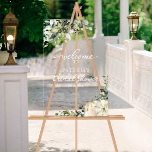 Pumpkin Fall Brautparty Begrüßungszeichen Acrylschild