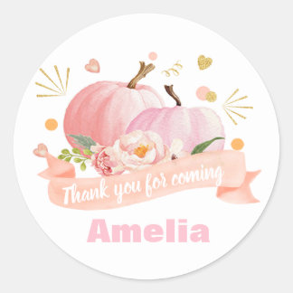 Pumpkin Fall Party Stickers Pumpkin Aufkleber