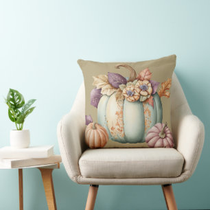Pumpkin Fall Pillow, Fall Throw Kissen