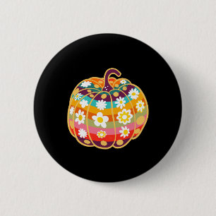 Pumpkin Fall Saison Herbst Halloween Erntedank Button