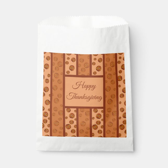 Pumpkin Favor Bags Geschenktütchen (Vorderseite)