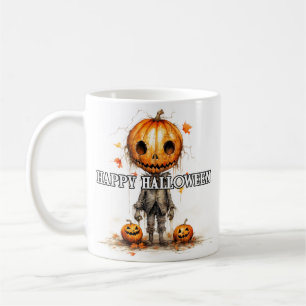 Pumpkin Fiend   Frohe Halloween Kaffeetasse