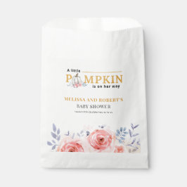 Pumpkin Floral Baby Dusche Geschenktütchen