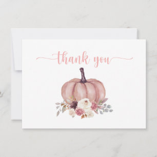 Pumpkin Floral, rustikale Dusche, Geburtstag Danke