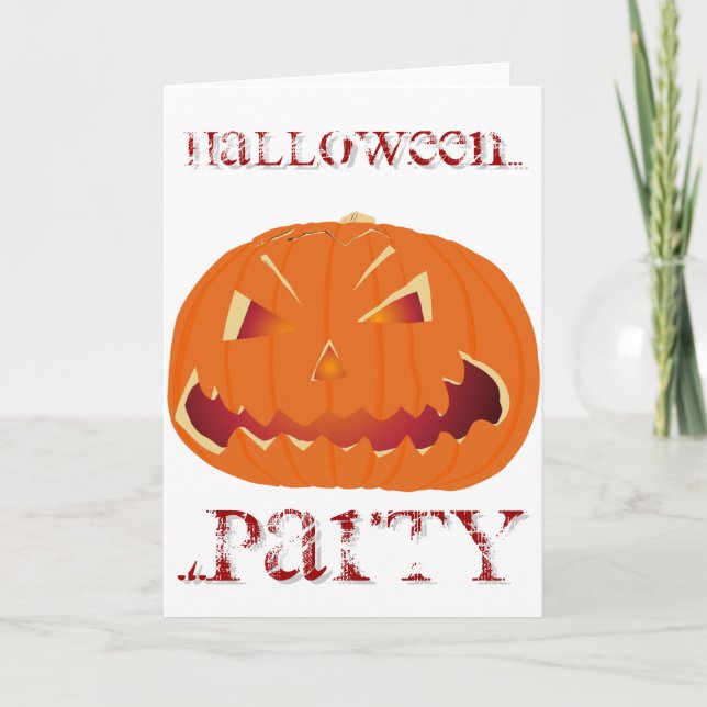 Pumpkin for Halloween 5 Karte (Vorderseite)