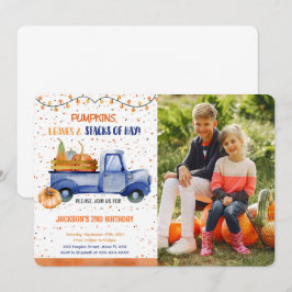 Pumpkin Foto Einladung