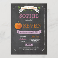 Pumpkin Geburtstagsparty Chalk Pink jedes Alter Ei