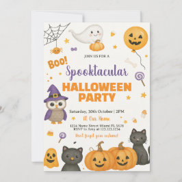 Pumpkin, Geist und Kostümnacht laden Einladung