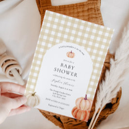 Pumpkin Gender Neutral Baby Shower Arch Einladung