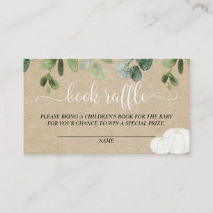 Pumpkin Gender-neutrale Herbst-Lotterie Begleitkarte