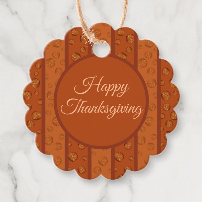 Pumpkin-Geschenk / Liebesmarken Geschenkanhänger (Vorderseite)