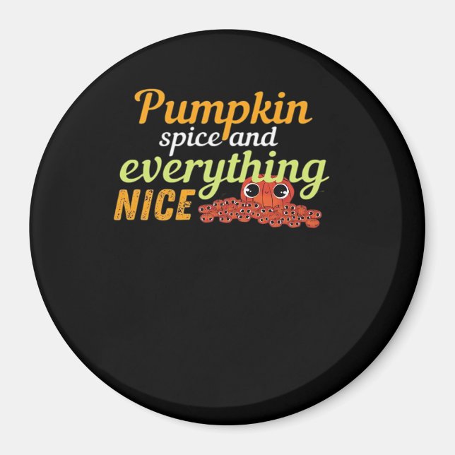 Pumpkin Gewürz & Alles Nette Halloween Basic De Magnet (Vorne)