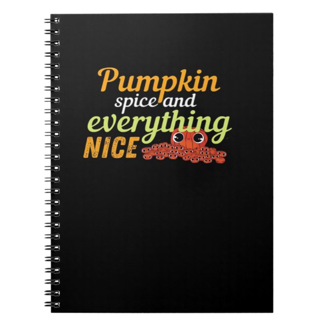 Pumpkin Gewürz & Alles Nette Halloween Basic De Notizblock (Vorderseite)