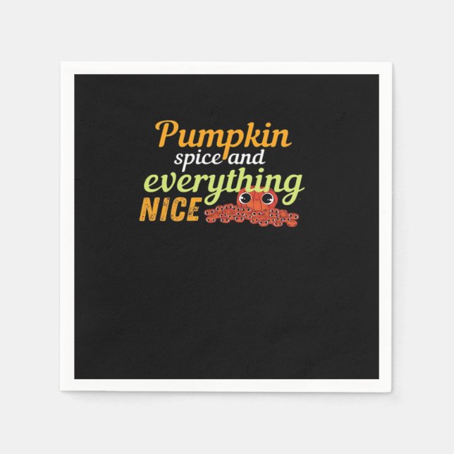 Pumpkin Gewürz & Alles Nette Halloween Basic De Serviette (Vorderseite)