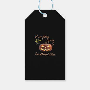 Pumpkin Gewürz $ Alles Nizza Geschenkanhänger