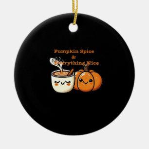 Pumpkin Gewürz & Alles Nizza - Herbst Keramik Ornament
