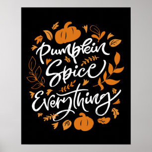 Pumpkin Gewürz alles Poster