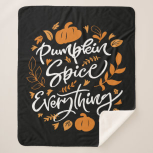 Pumpkin Gewürz alles Sherpadecke