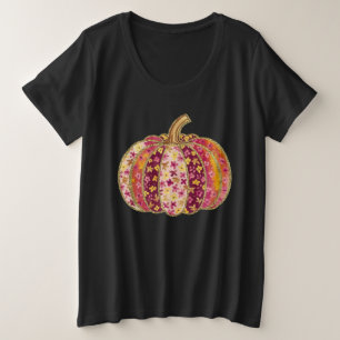 Pumpkin Gewürz & Alles Tolle: Aquareller Herbst Große Größe T-Shirt