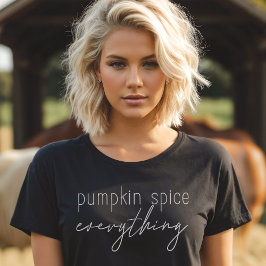 Pumpkin Gewürz Alles Trendy Minimalistisch T-Shirt