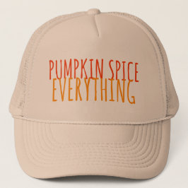 Pumpkin Gewürz alles Trucker Hat Truckerkappe