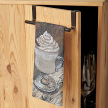 Pumpkin Gewürz Brown und Gold Küchentücher