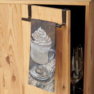 Pumpkin Gewürz Brown und Gold Küchentücher