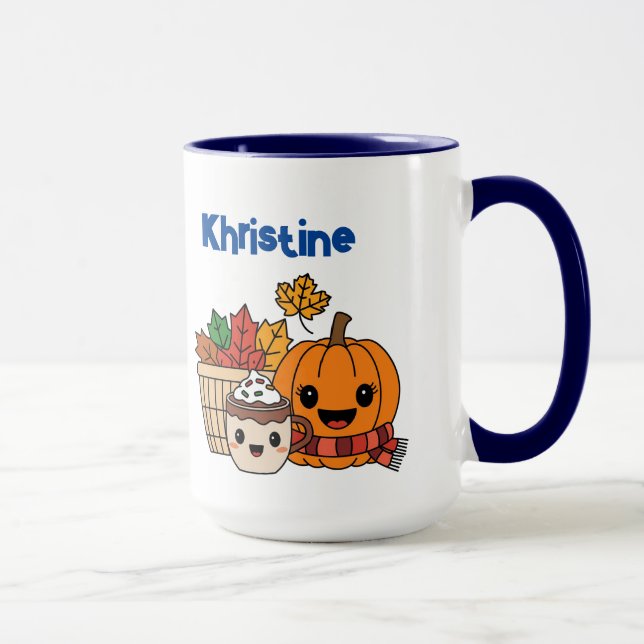 Pumpkin Gewürz Dankbarkeit Tasse - Dankbarkeit Her (Rechts)