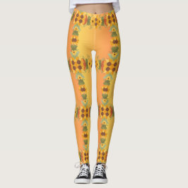 Pumpkin Gewürz Herbst Ernte Erntedank Leggings