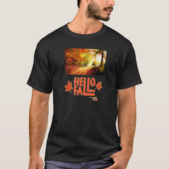 Pumpkin Gewürz Herbst Kaffee Lieferwagen Truc T-Shirt (Vorderseite)