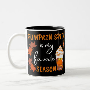 Pumpkin Gewürz Herbst Saison Herbst Zweifarbige Tasse