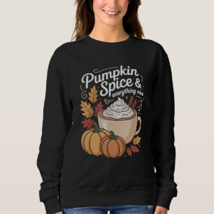 Pumpkin Gewürz Herbst Sweatshirt