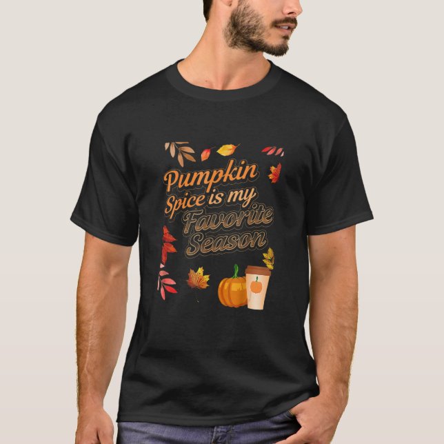 Pumpkin Gewürz ist meine Lieblings-Jahreszeit Herb T-Shirt (Vorderseite)