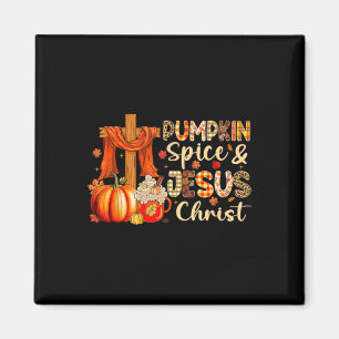 Pumpkin Gewürz Jesus Christus Erntedank Herbstfall Magnet